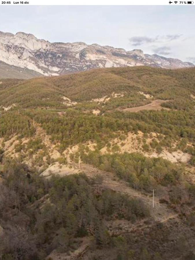 Vistas A La Montana En Un Pueblo Con Encanto. El Pueyo de Araguás Εξωτερικό φωτογραφία