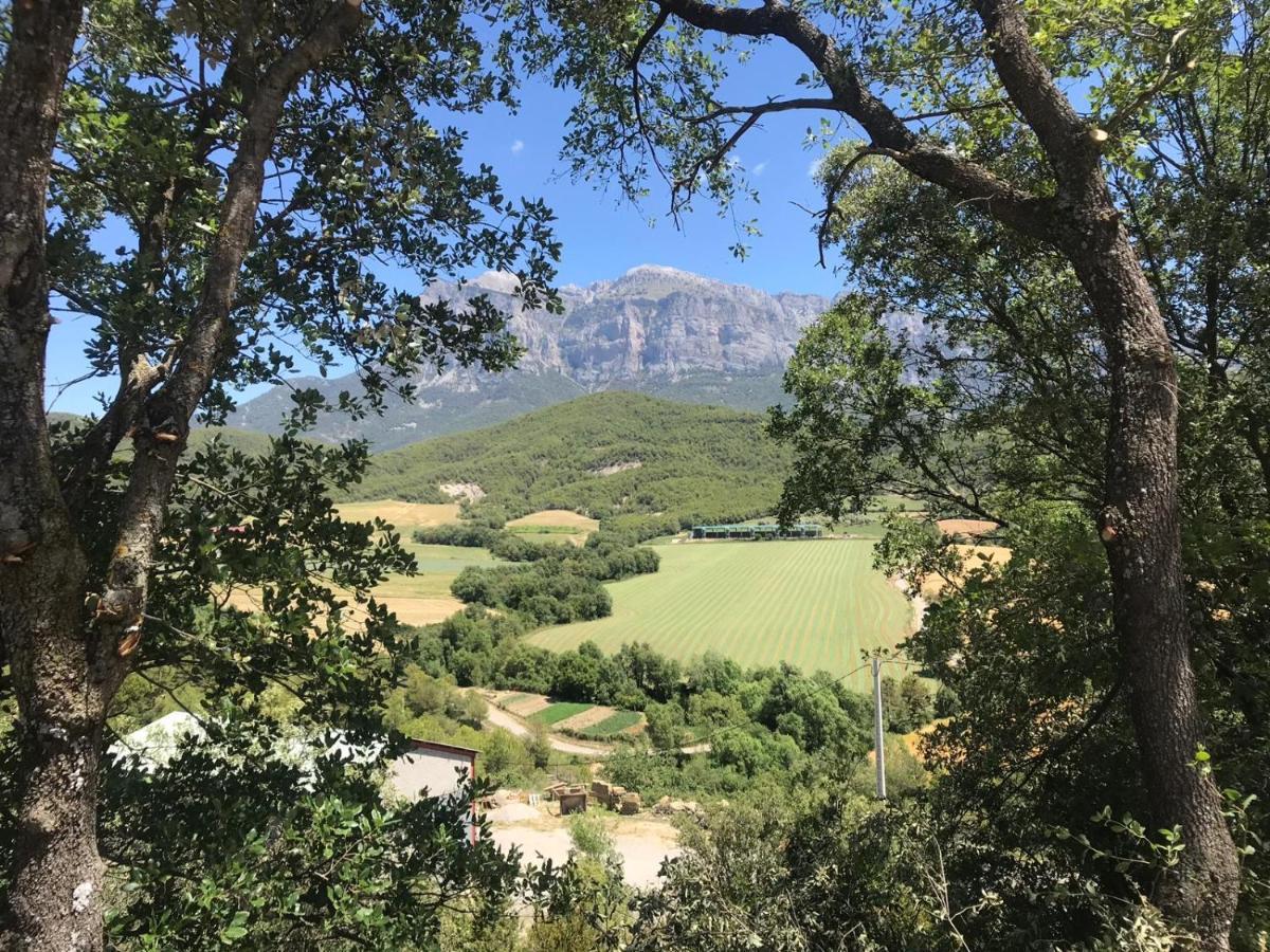 Vistas A La Montana En Un Pueblo Con Encanto. El Pueyo de Araguás Εξωτερικό φωτογραφία